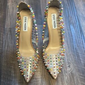 Steve Madden Colorful Studded Heels